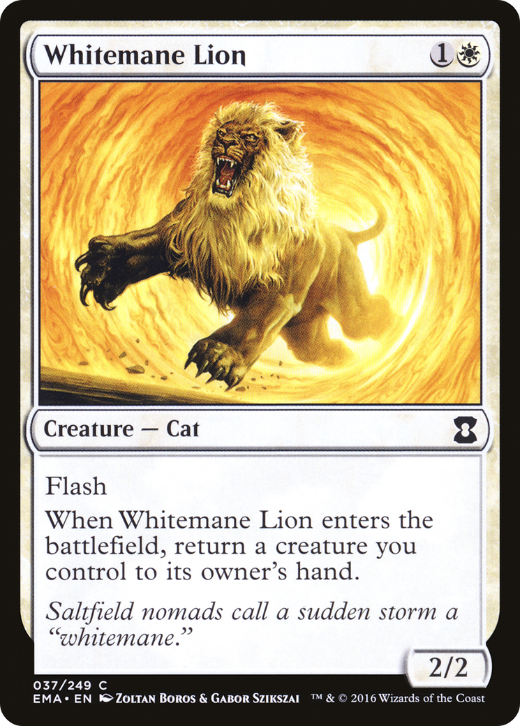 Whitemane Lion (EMA-037) - Eternal Masters Foil-1
