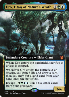 Uro, Titan of Nature's Wrath (Extended Art) (THB-343) - Theros Beyond Death: (Extended Art)-1