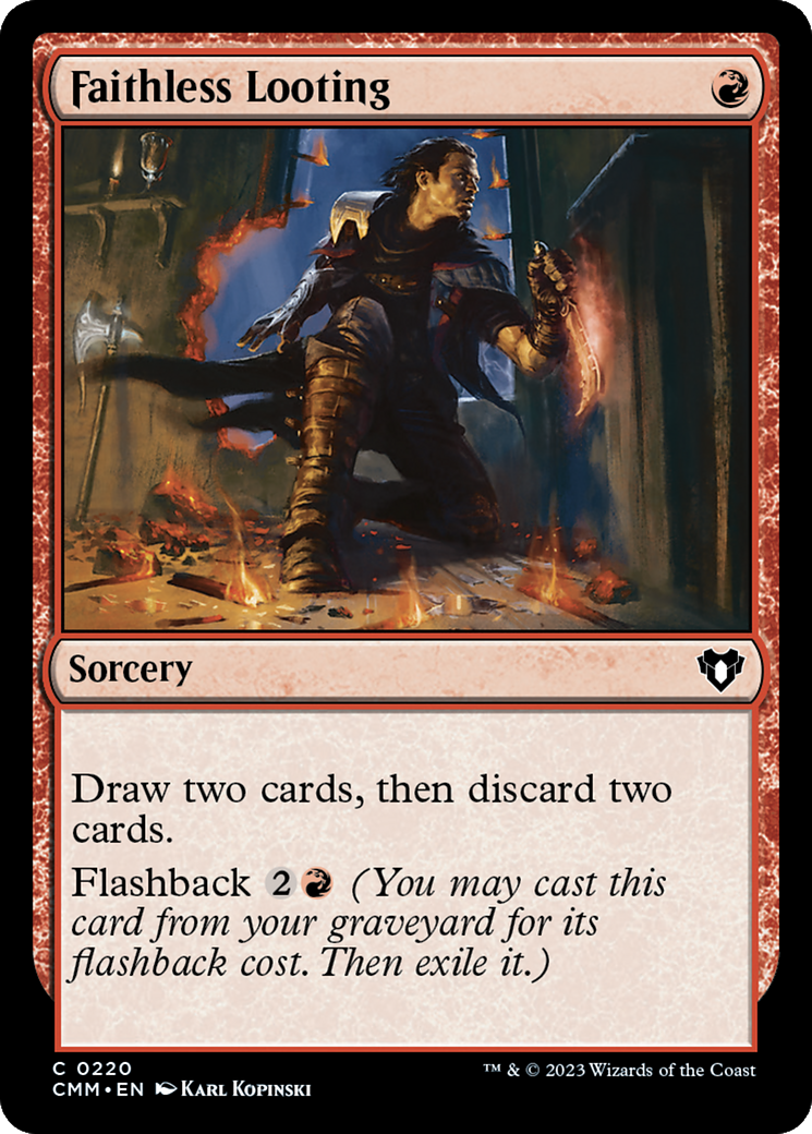 Faithless Looting [Commander Masters]-1