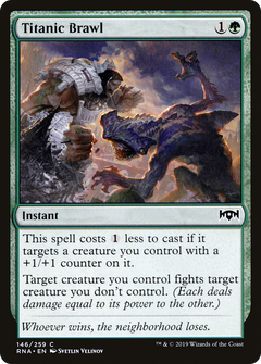 Titanic Brawl [Ravnica Allegiance]-1