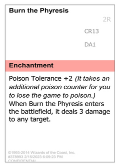 Burn the Phyresis (UNK-CR13) - Unknown Event-1