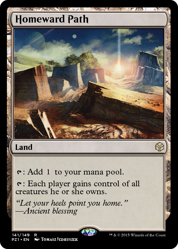 Homeward Path (PZ1-141) - Legendary Cube Prize Pack Foil-1