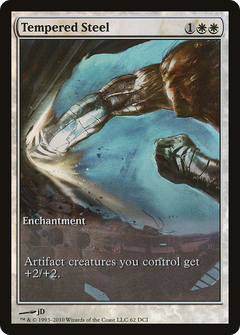 Tempered Steel (Game Day) (Extended Art) [Scars of Mirrodin Promos]-1