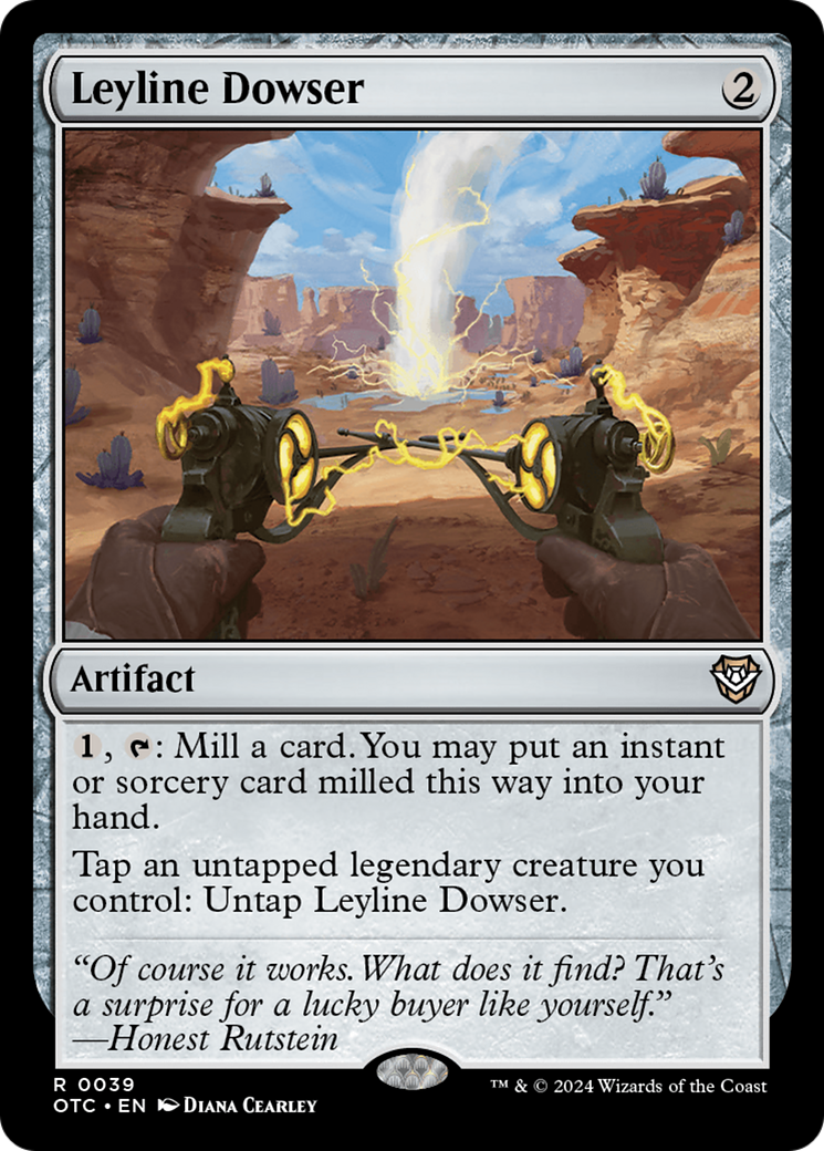 Leyline Dowser [Outlaws of Thunder Junction Commander]-1