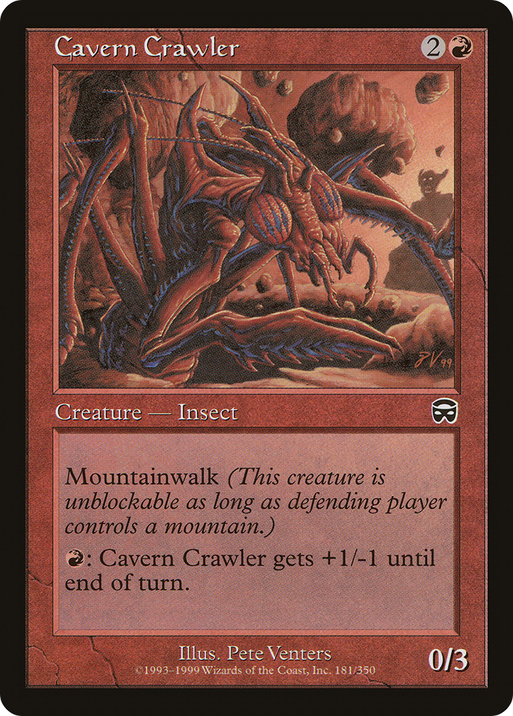 Cavern Crawler [Mercadian Masques]-1