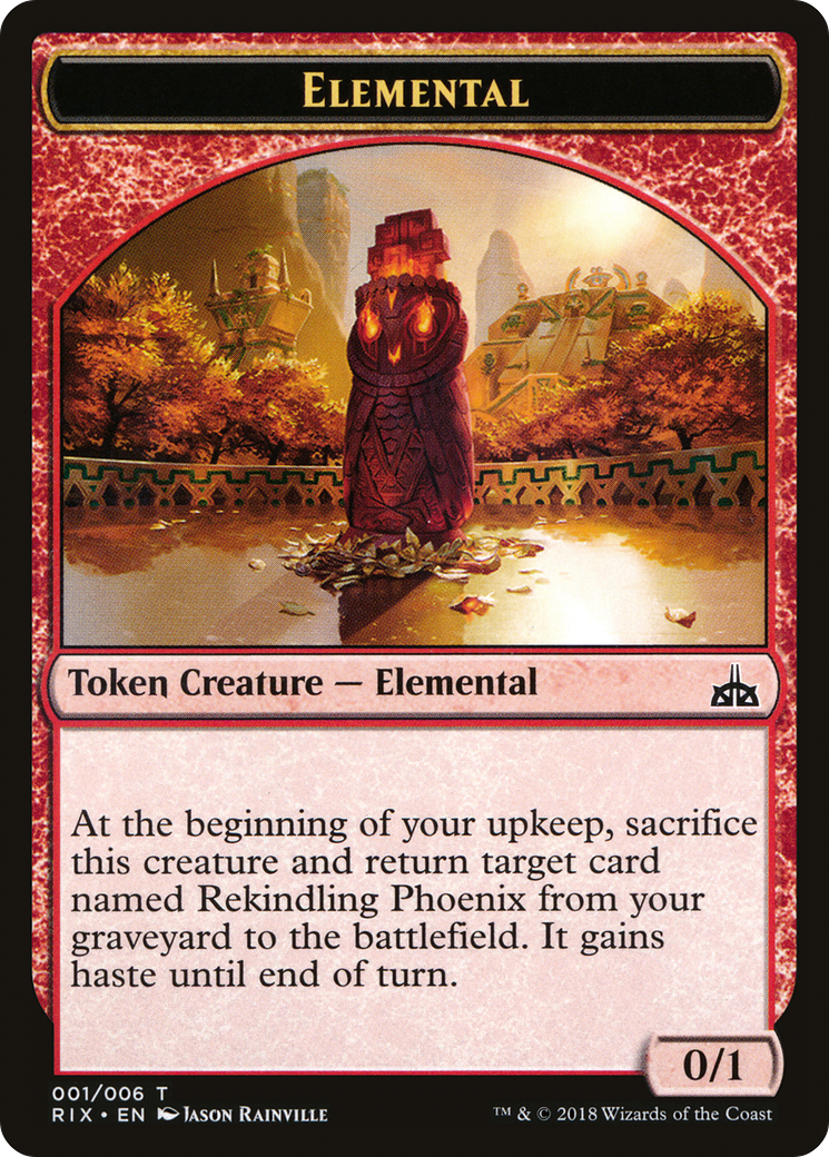 Elemental Token (001/006) [Rivals of Ixalan Tokens]-1