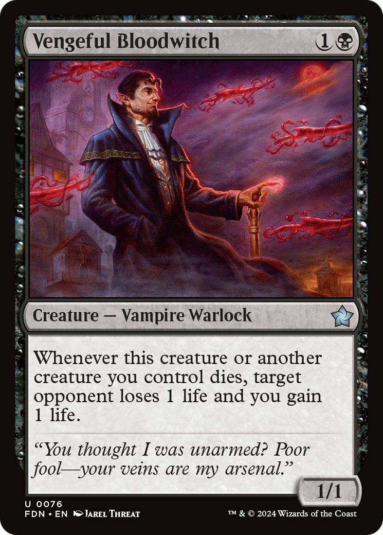 Vengeful Bloodwitch (FDN-076) - Foundations-1