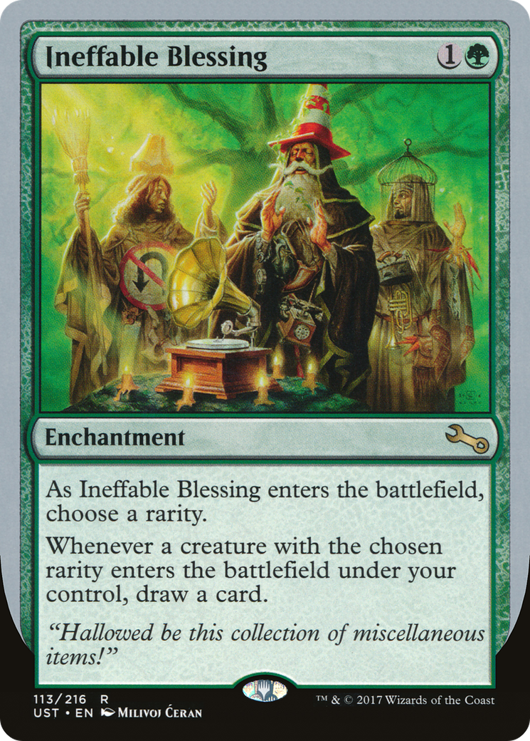 Ineffable Blessing ("choose a rarity") [Unstable]-1