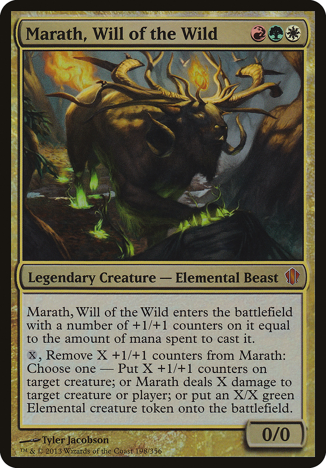 Marath, Will of the Wild (Oversized) [Commander 2013 Oversized]-1
