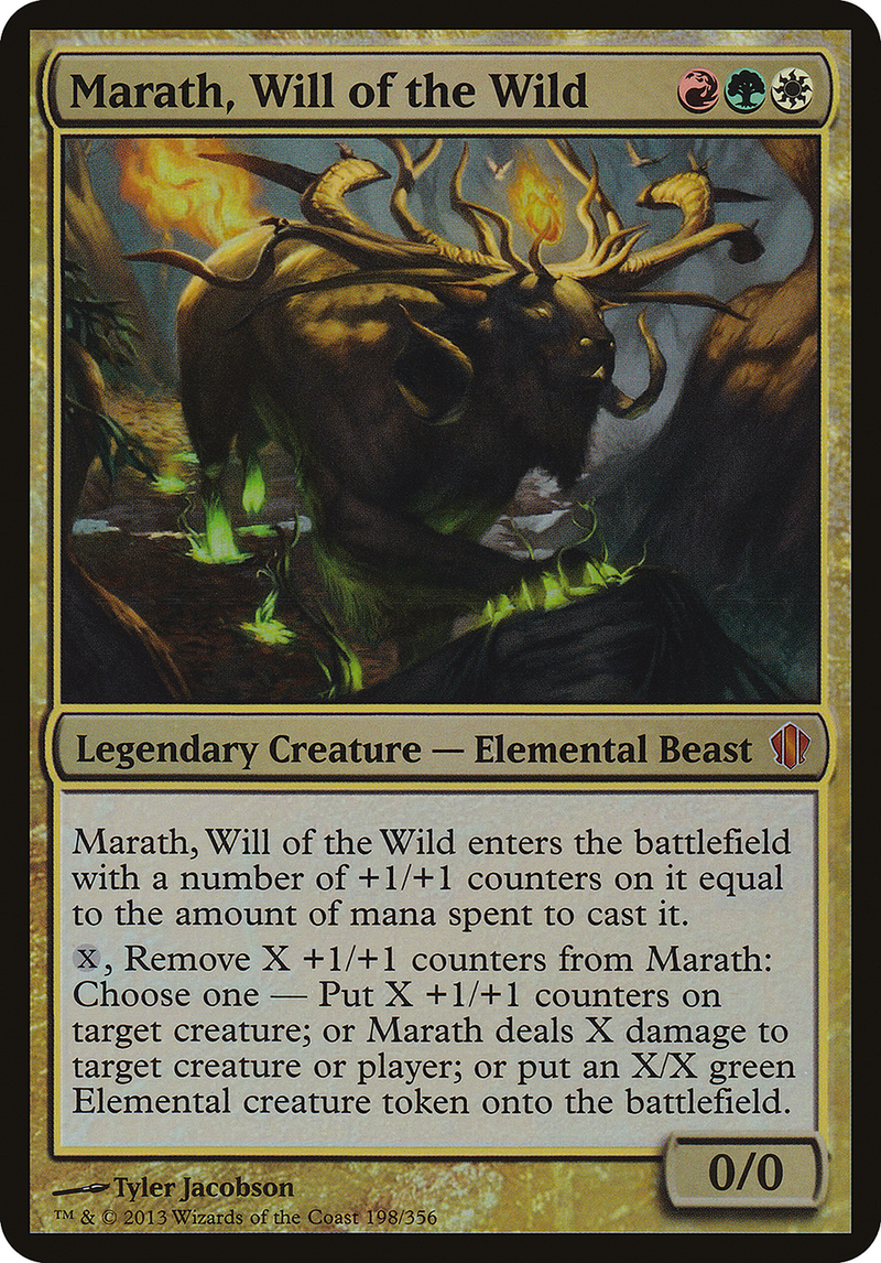 Marath, Will of the Wild (Oversized) [Commander 2013 Oversized]-1