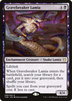Gravebreaker Lamia (Promo Pack) [Theros Beyond Death Promos]-1