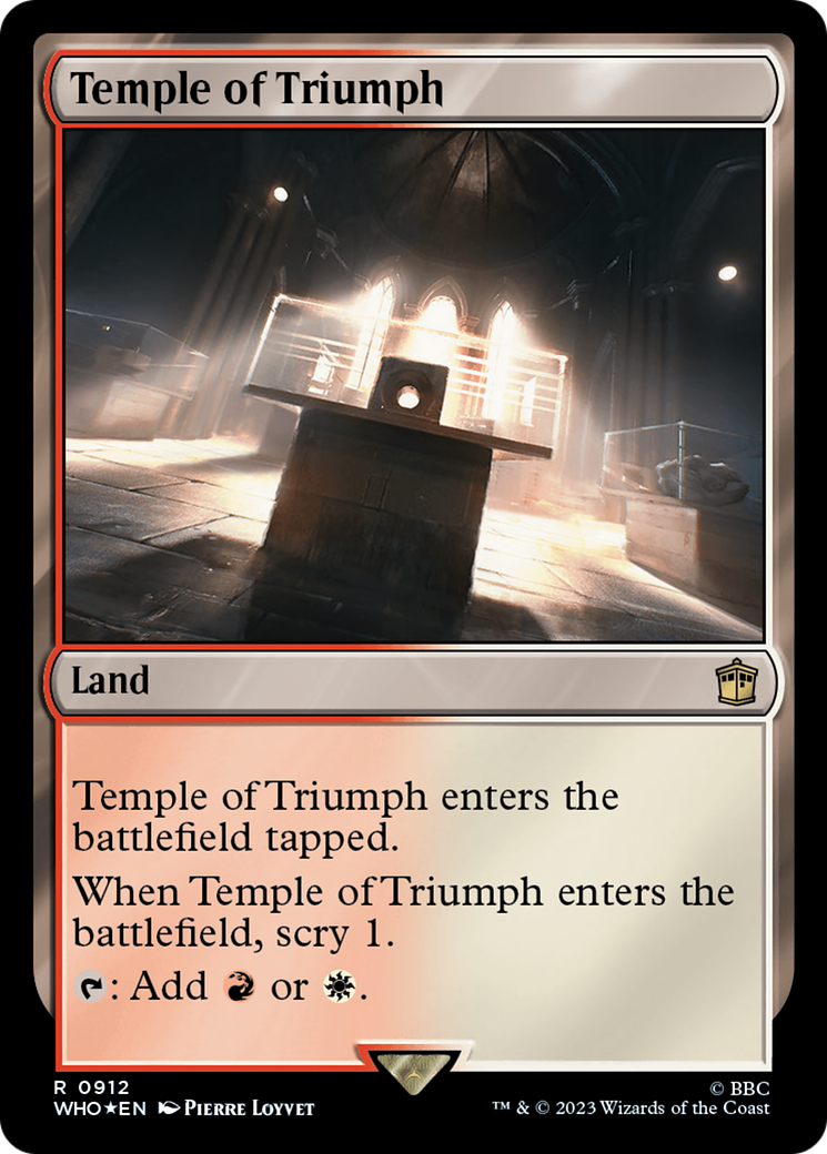 Temple of Triumph (Surge Foil) [Doctor Who]-1