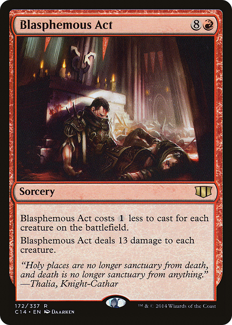 Blasphemous Act [Commander 2014]-1