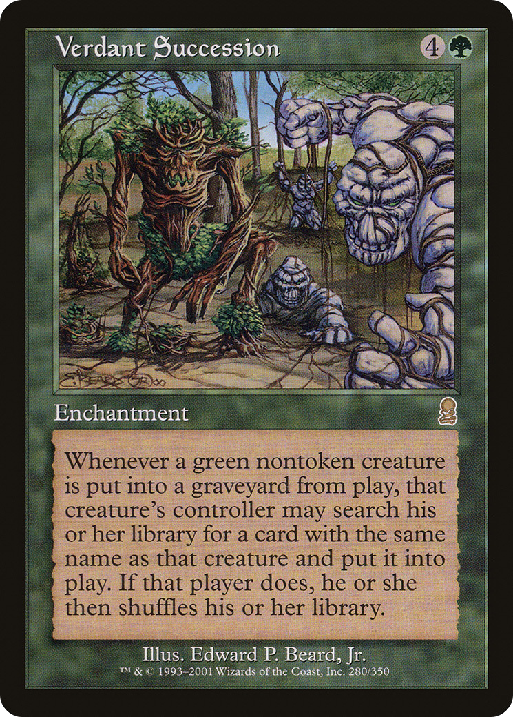 Verdant Succession (ODY-280) - Odyssey Foil-1