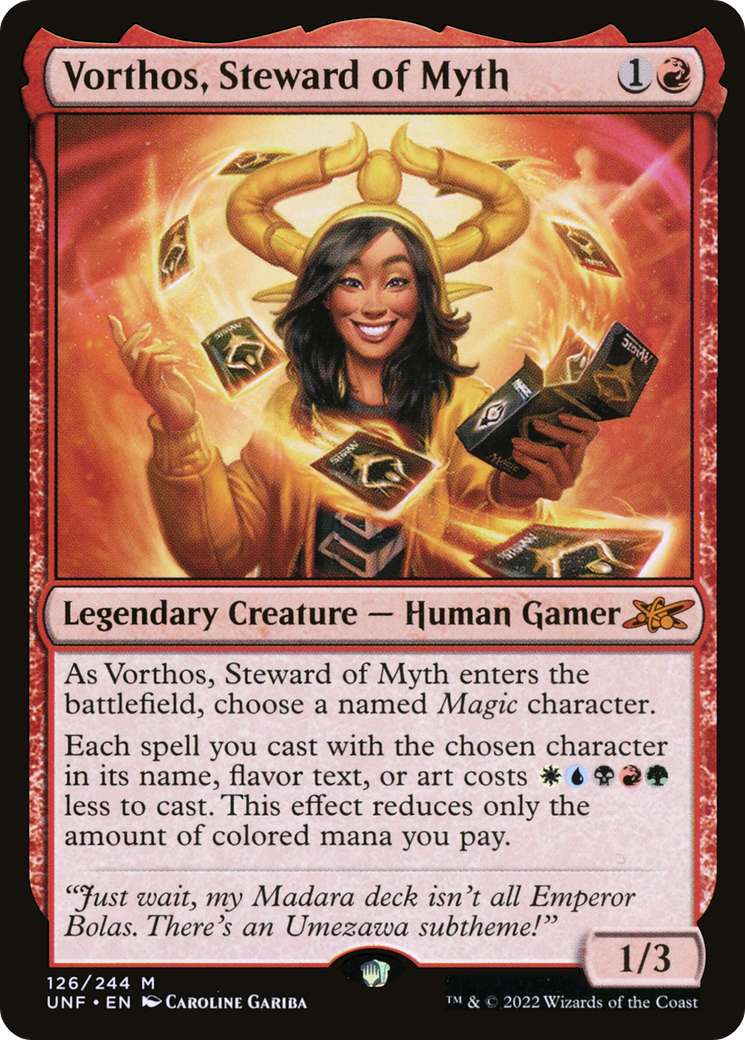 Vorthos, Steward of Myth (UNF-126) - Unfinity-1