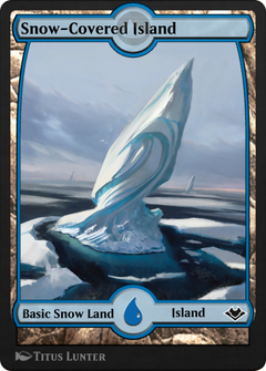 Snow-Covered Island (PANA-258) - MTG Arena Promos: (Full Art)-1