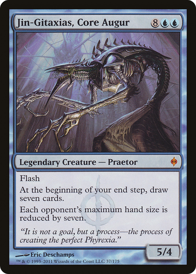 Jin-Gitaxias, Core Augur [New Phyrexia]-1