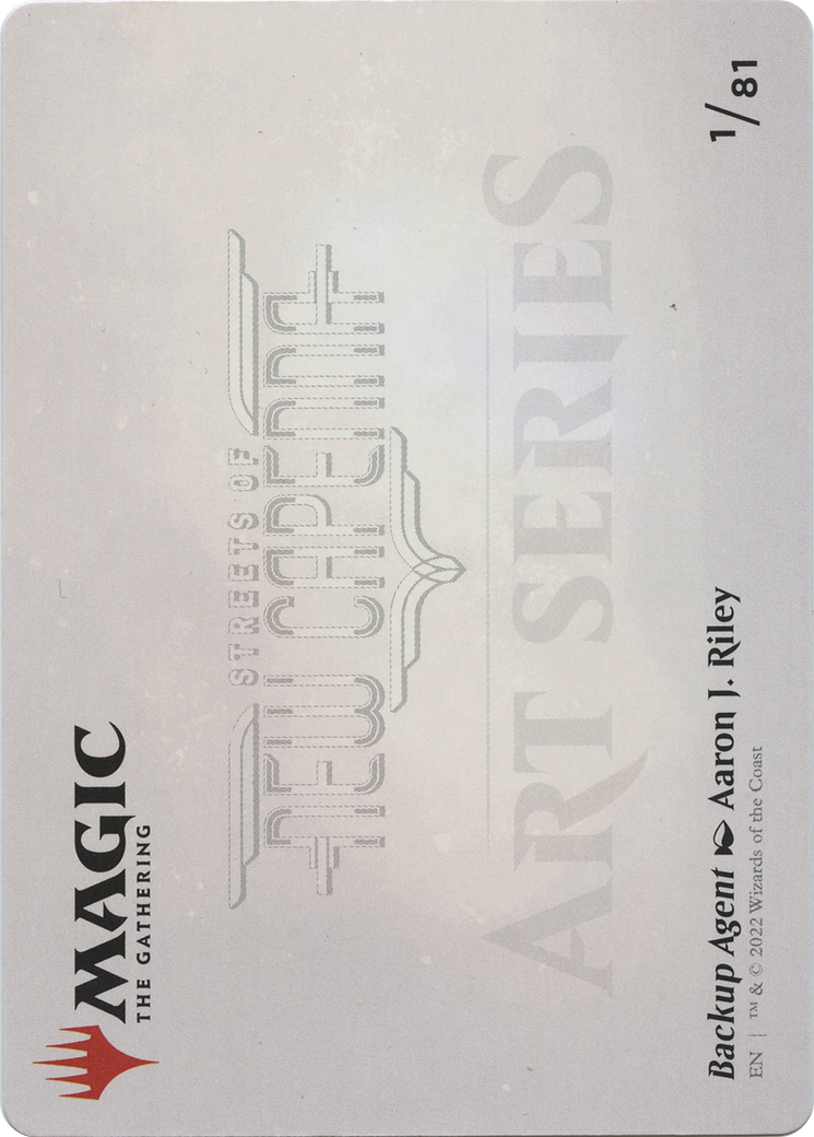 Backup Agent // Backup Agent (ASNC-001) - New Capenna Art Series (Borderless)-2