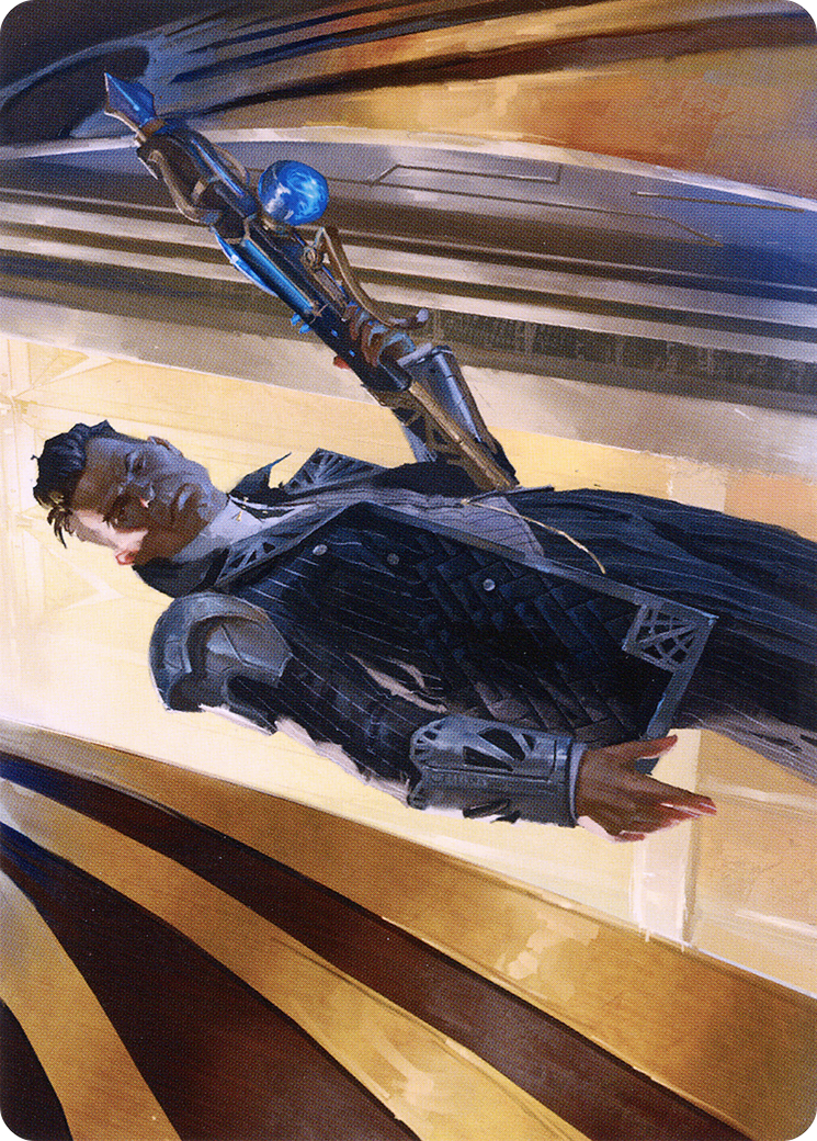 Backup Agent // Backup Agent (ASNC-001) - New Capenna Art Series (Borderless) Foil-3