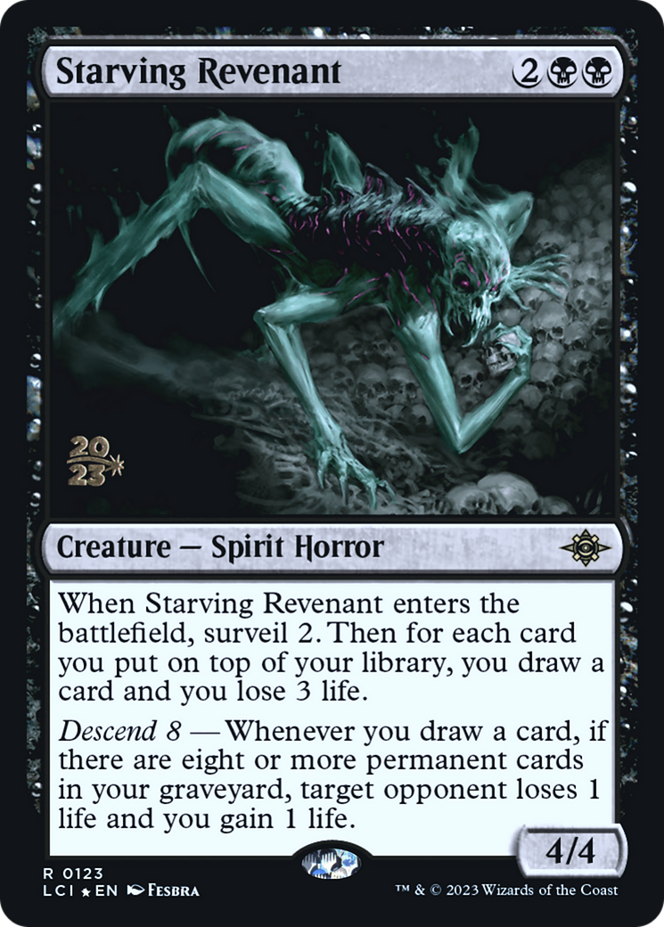 Starving Revenant [The Lost Caverns of Ixalan Prerelease Cards]-1