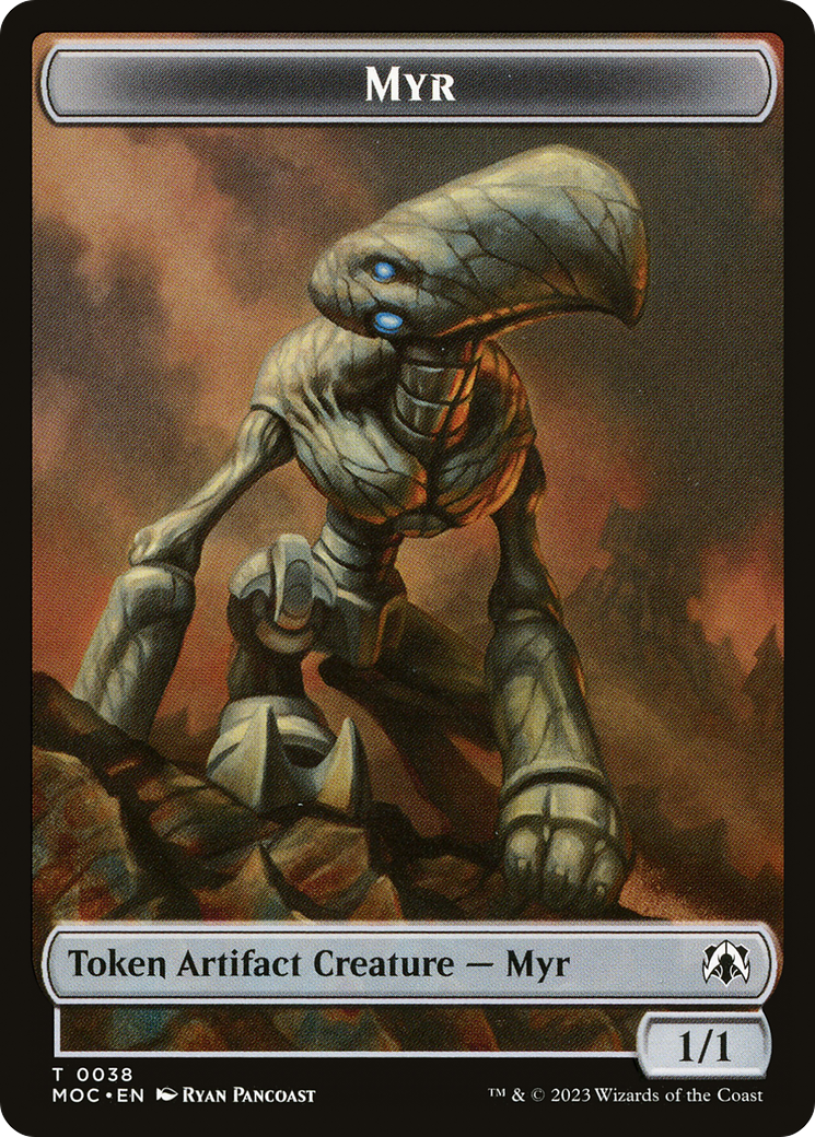 Myr (TMOC-038) - March of the Machine Commander Tokens-1