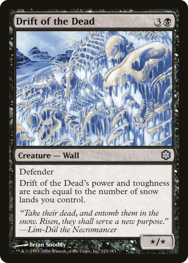 Drift of the Dead [Coldsnap Theme Decks]-1