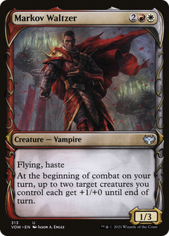 Markov Waltzer (Showcase Fang Frame) [Innistrad: Crimson Vow]-1