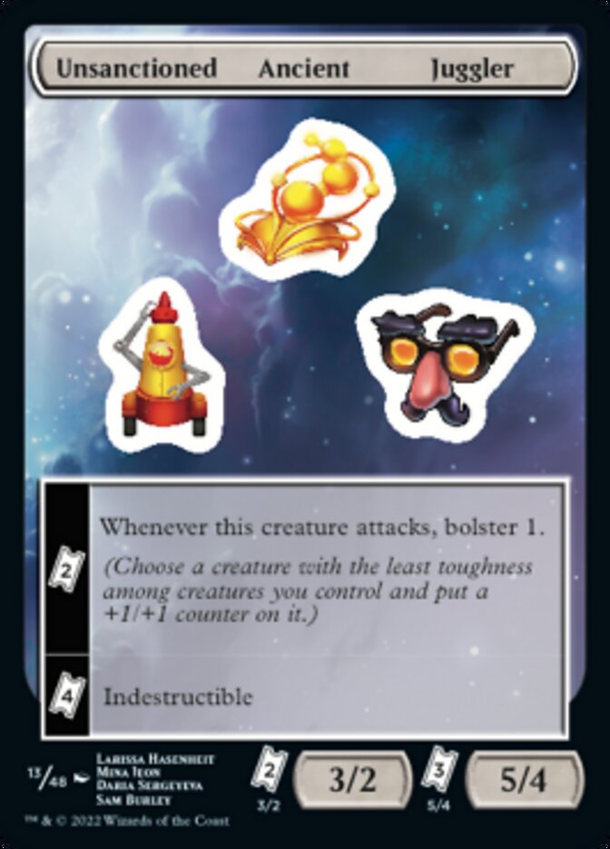Unsanctioned Ancient Juggler [Unfinity Stickers]-1