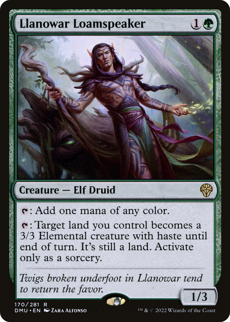Llanowar Loamspeaker [Dominaria United]