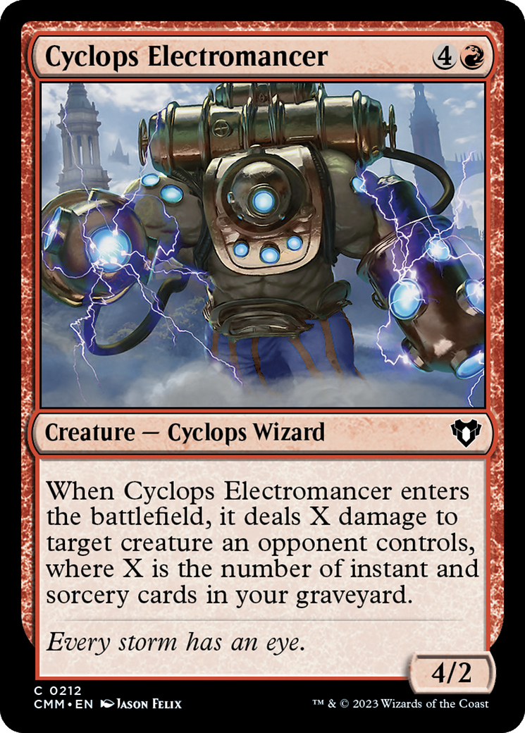 Cyclops Electromancer [Commander Masters]-1