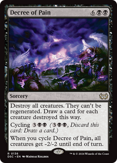 Decree of Pain [Duskmourn: House of Horror Commander]-1