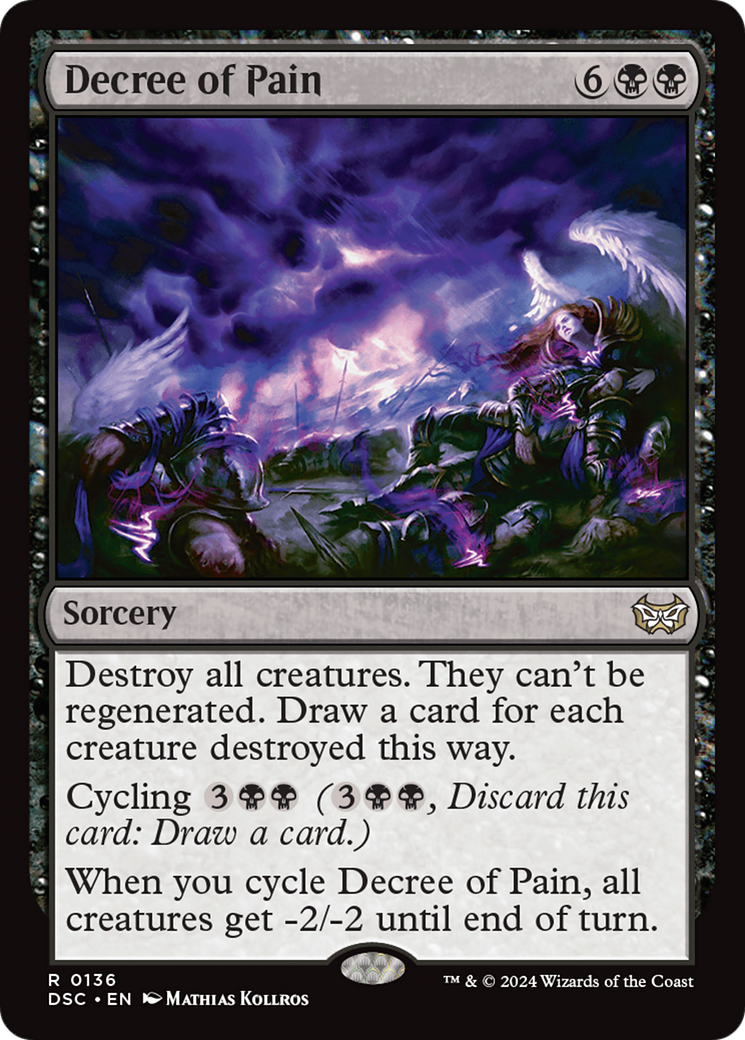 Decree of Pain [Duskmourn: House of Horror Commander]-1