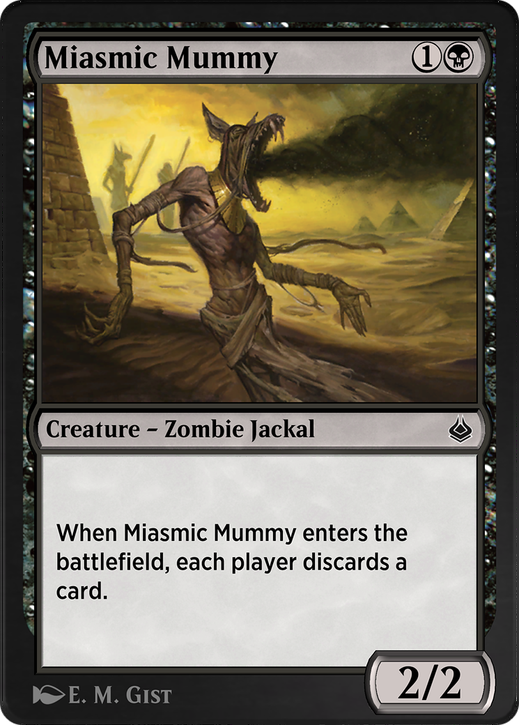 Miasmic Mummy (AKR-116) - Amonkhet Remastered-1