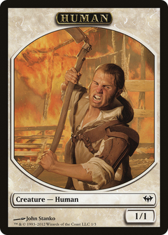 Human Token [Dark Ascension Tokens]-1
