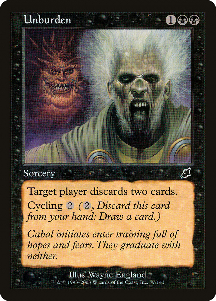 Unburden (SCG-077) - Scourge-1