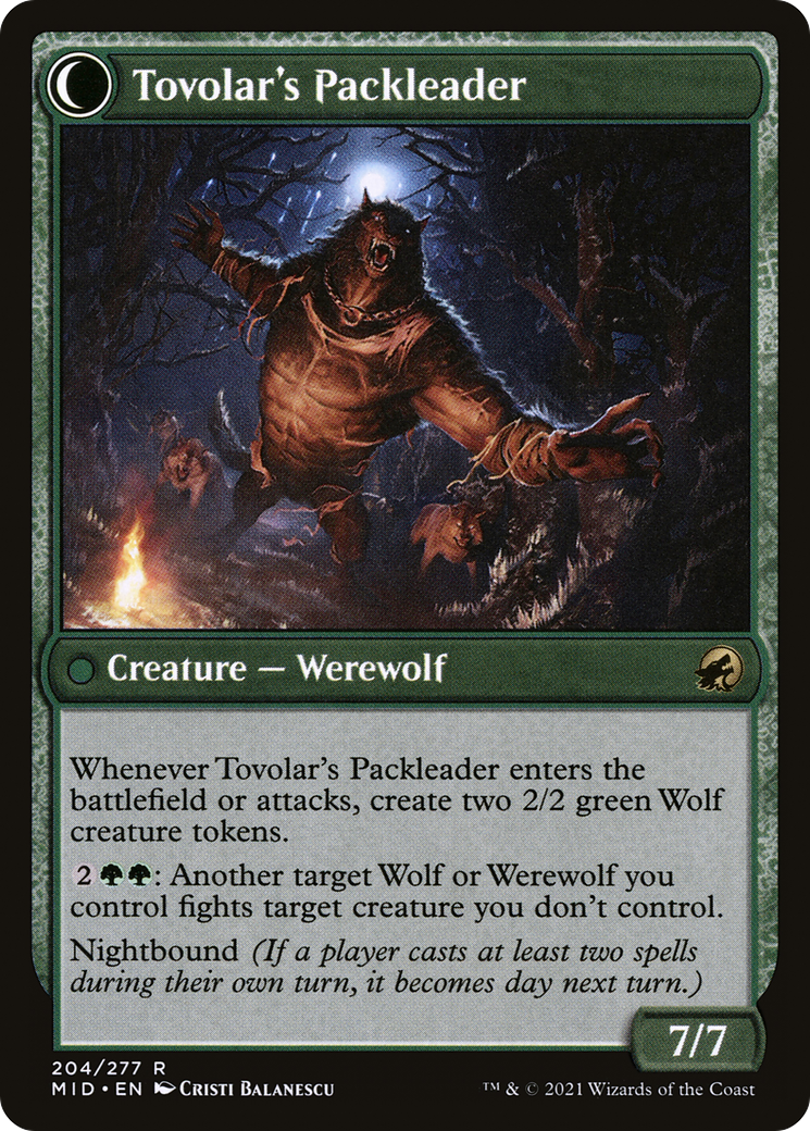 Tovolar's Huntmaster // Tovolar's Packleader [Secret Lair: From Cute to Brute]-2