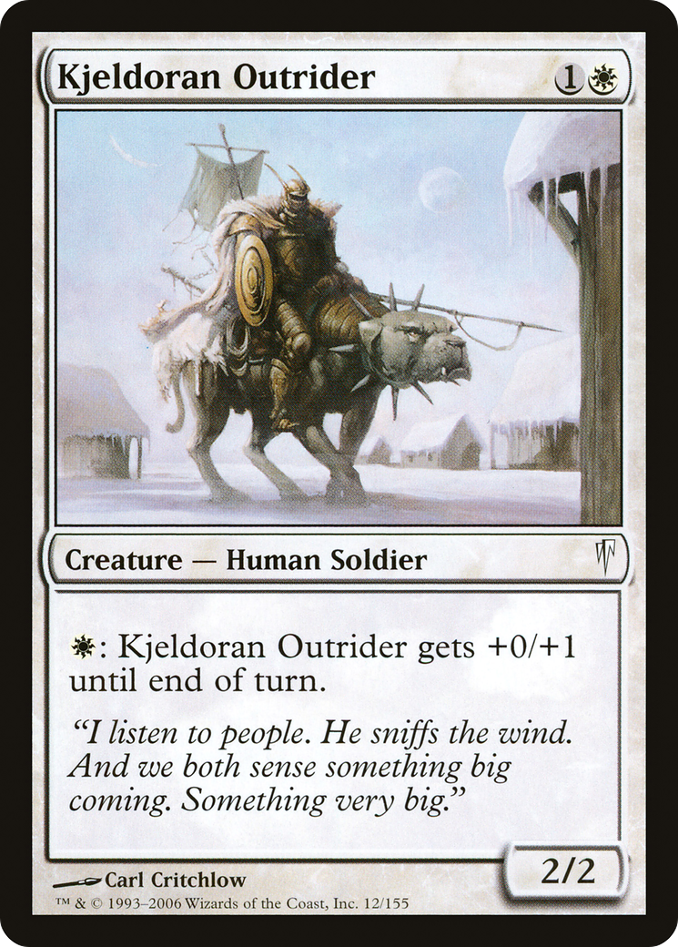 Kjeldoran Outrider [Coldsnap]-1