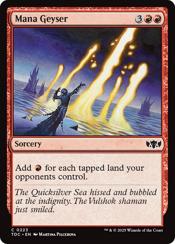 Mana Geyser [Tarkir: Dragonstorm Commander]-1