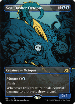 Sea-Dasher Octopus (Showcase) [Ikoria: Lair of Behemoths]-1