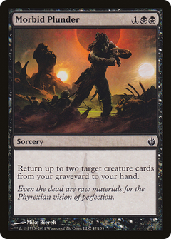 Morbid Plunder [Mirrodin Besieged]-1