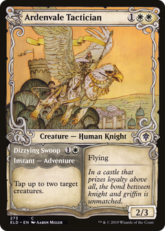 Ardenvale Tactician // Dizzying Swoop (Showcase) [Throne of Eldraine]-1