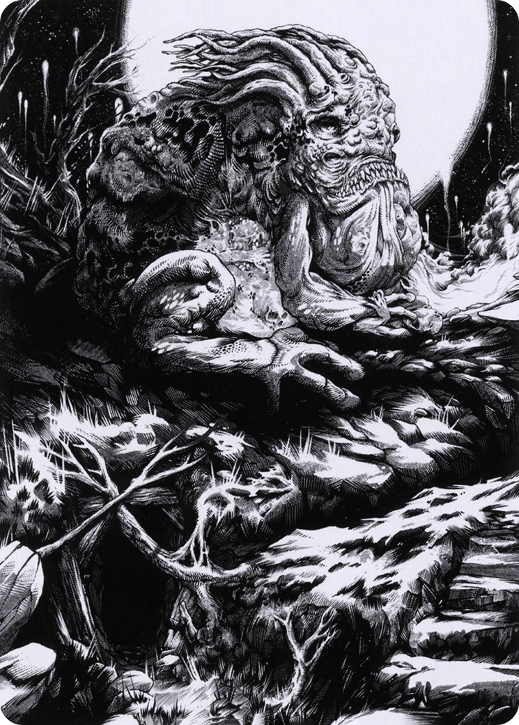 Grolnok, the Omnivore // Grolnok, the Omnivore (AVOW-077) - Crimson Vow Art Series (Borderless)-3
