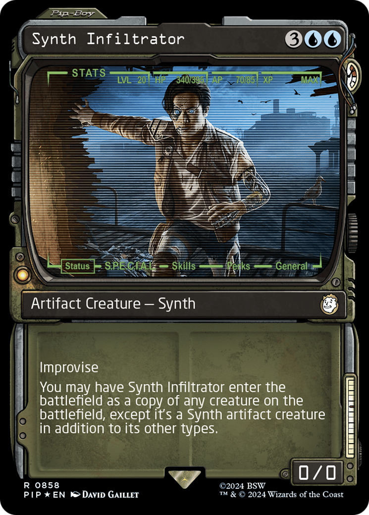 Synth Infiltrator (Showcase) (Surge Foil) [Fallout]-1