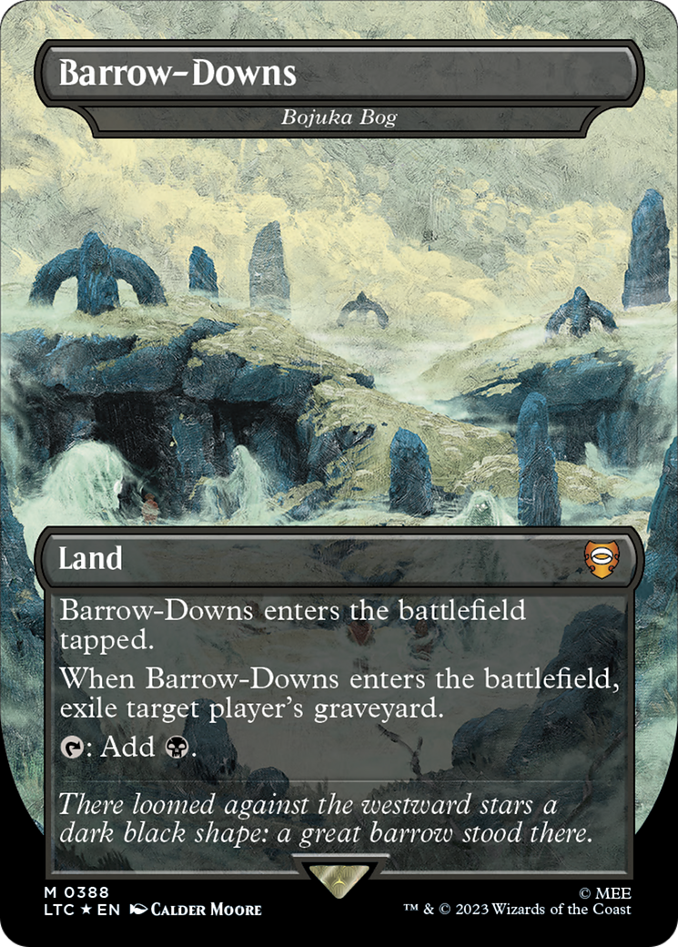 Barrow-Downs - Bojuka Bog (Surge Foil Realms and Relics) [The Lord of the Rings: Tales of Middle-Earth Commander]-1