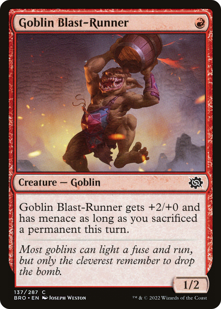 Goblin Blast-Runner [The Brothers' War]-1