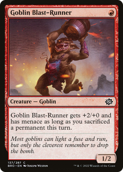 Goblin Blast-Runner [The Brothers' War]-1