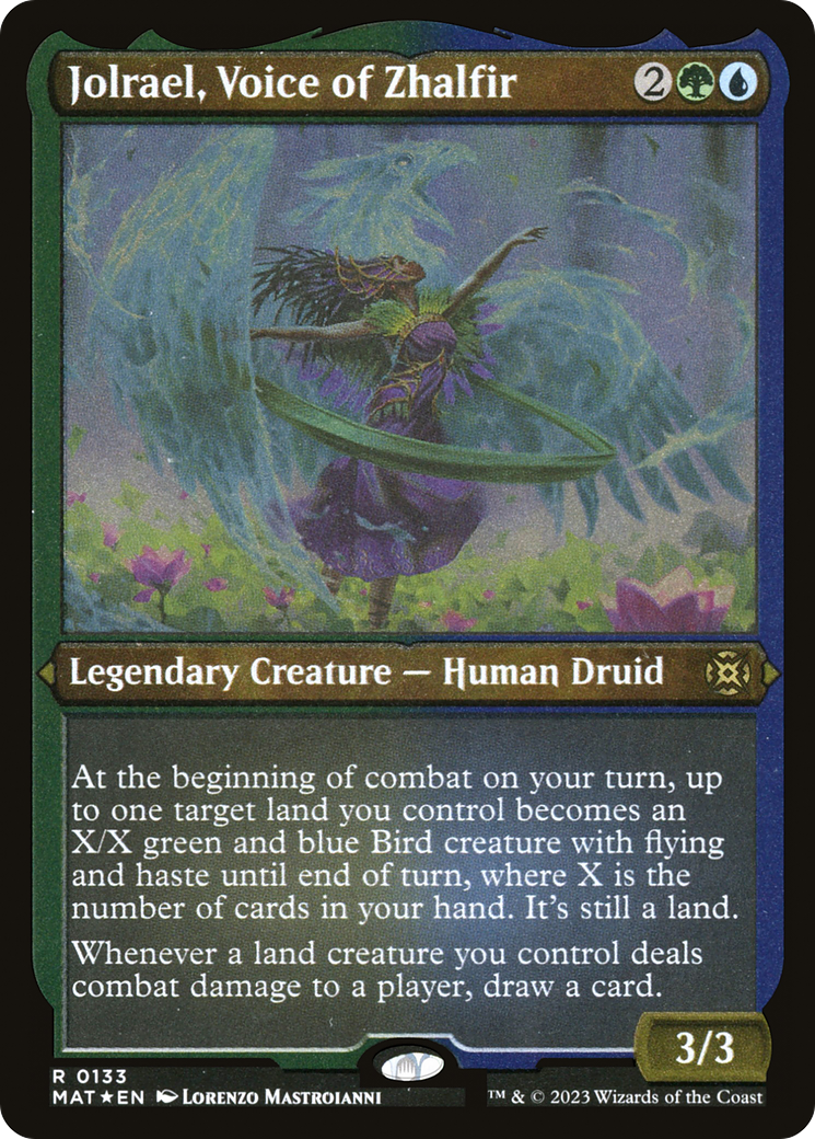 Jolrael, Voice of Zhalfir (MAT-133) - March of the Machine: The Aftermath Etched Foil-1