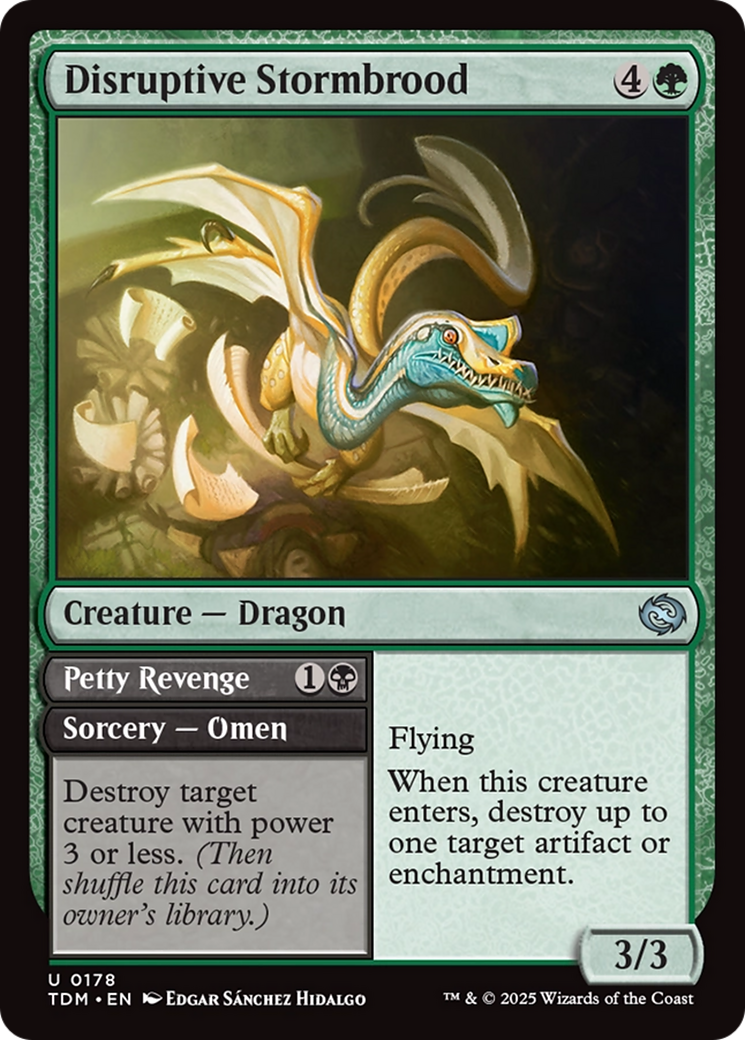 Disruptive Stormbrood [Tarkir: Dragonstorm]-1