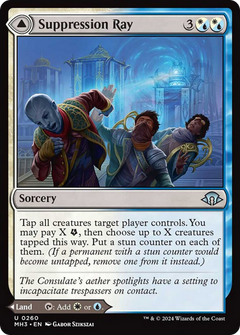 Suppression Ray // Orderly Plaza [Modern Horizons 3]-1