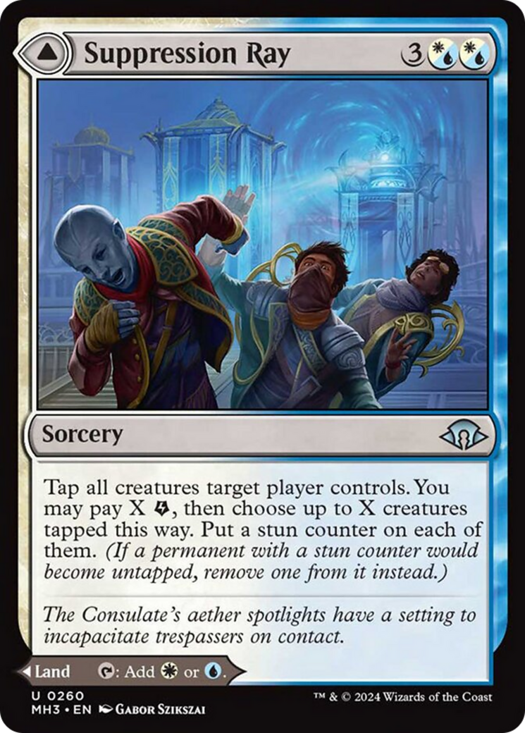 Suppression Ray // Orderly Plaza [Modern Horizons 3]-1